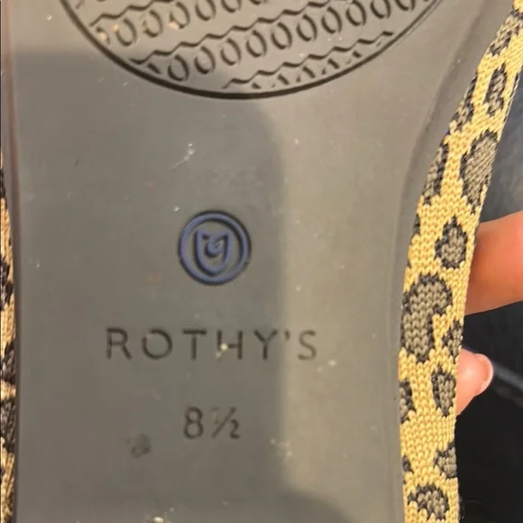 Rothy's Leopard Print Women's Flats - Picture 2 of 2